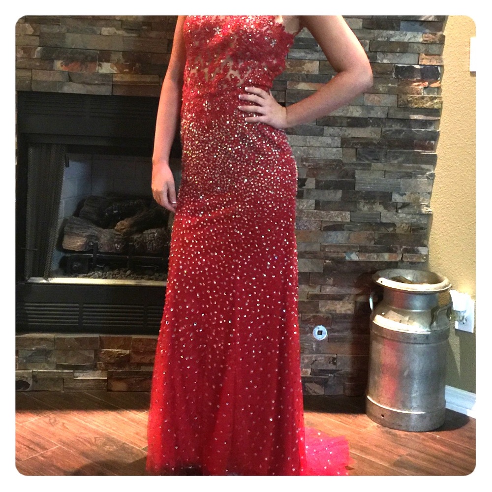 Red formal/prom dress